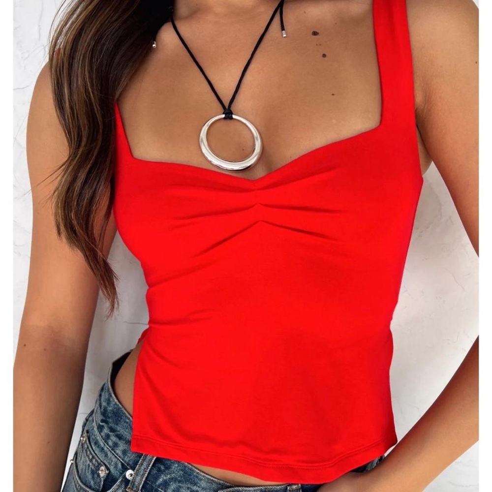 Taking Off Top Red: WHITE FOX- the material is super comfy:)
